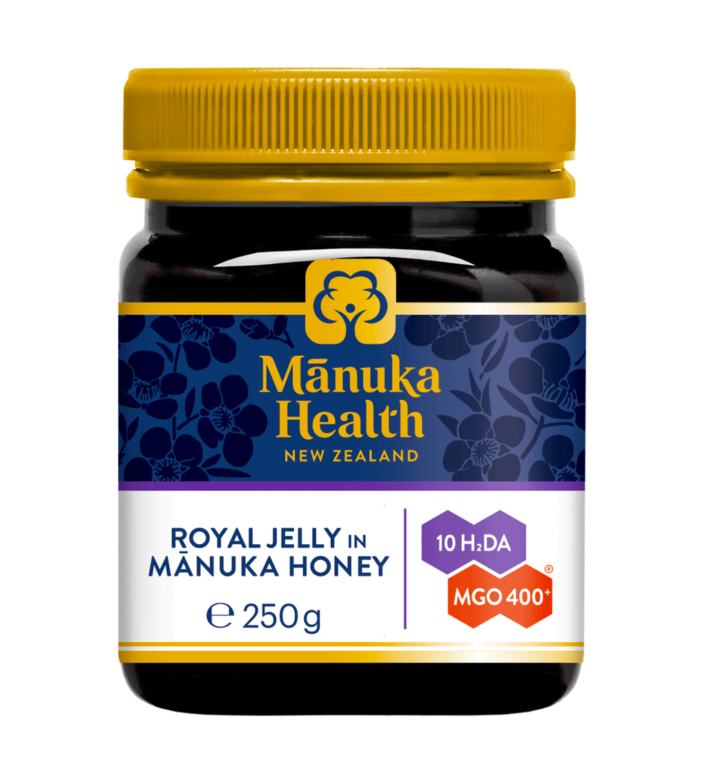 Laptisor de matca pur (royal jelly) in Miere de Manuka MGO 400+ (250g)