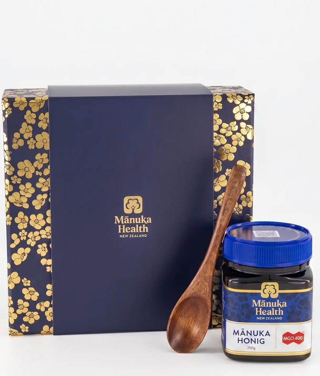 (EDITIE LIMITATA) Miere de Manuka MGO 400+ (250g) (set cu lingurita inclusa) | Manuka Health - 1