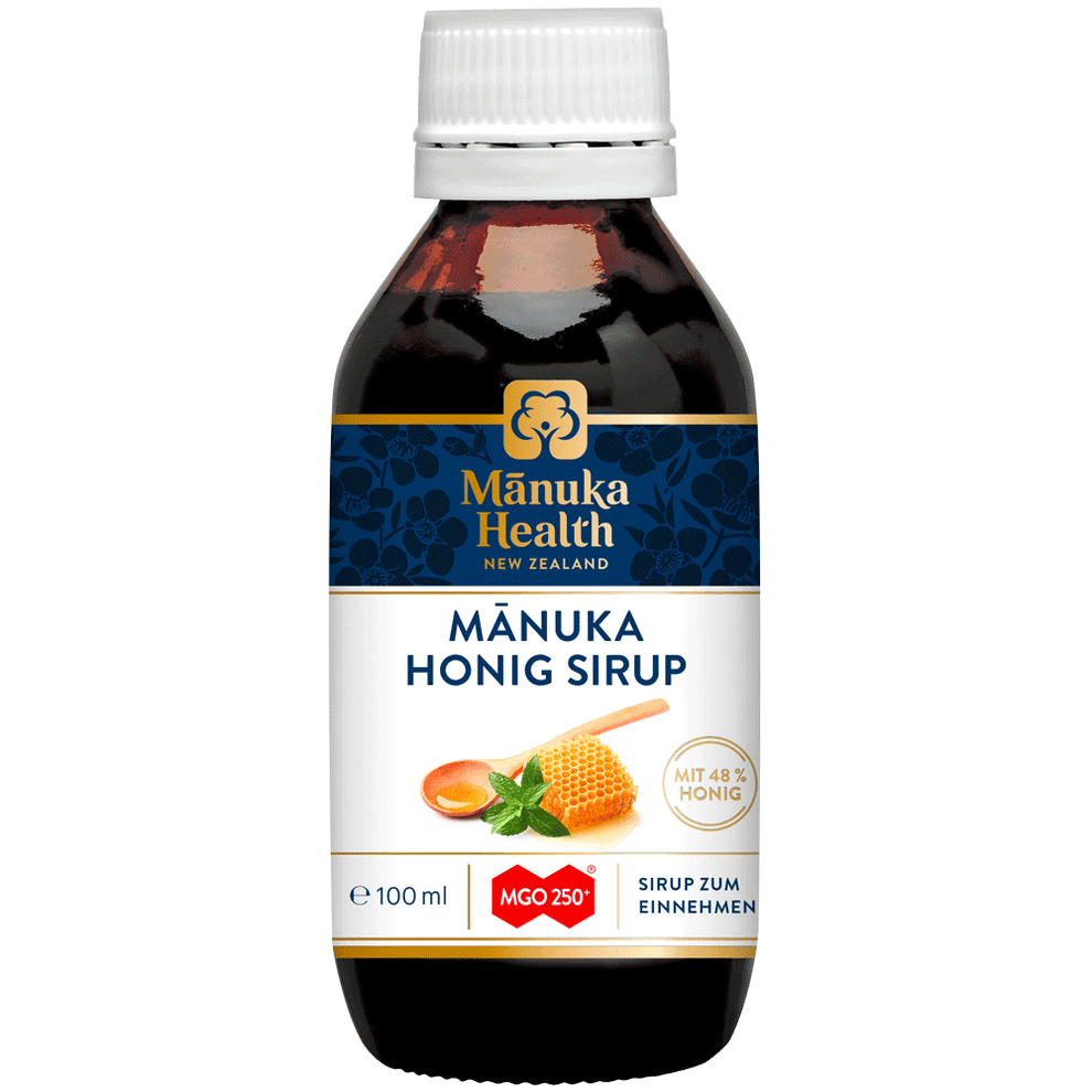 Super Pret Sirop cu miere de Manuka MGO 250+ (100 ml) - Nou 2026 Manuka Honey manukashop.ro Super Pret Sirop cu miere de Manuka MGO 250+ (100 ml) - Nou 2026 Manuka Honey manukashop.ro